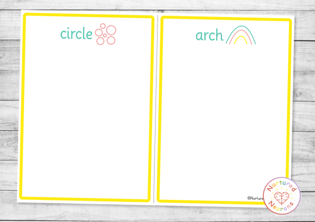 printable mark making booklet - preschool writing passport for pre-k - prewriting practice book